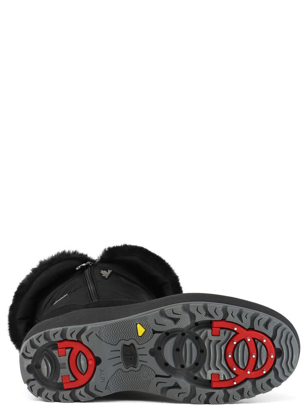 Women's Valentina Boot with Ice Grip - Black Iron||Bottes Taya High pour femmes avec crampons amovibles - Noir acier