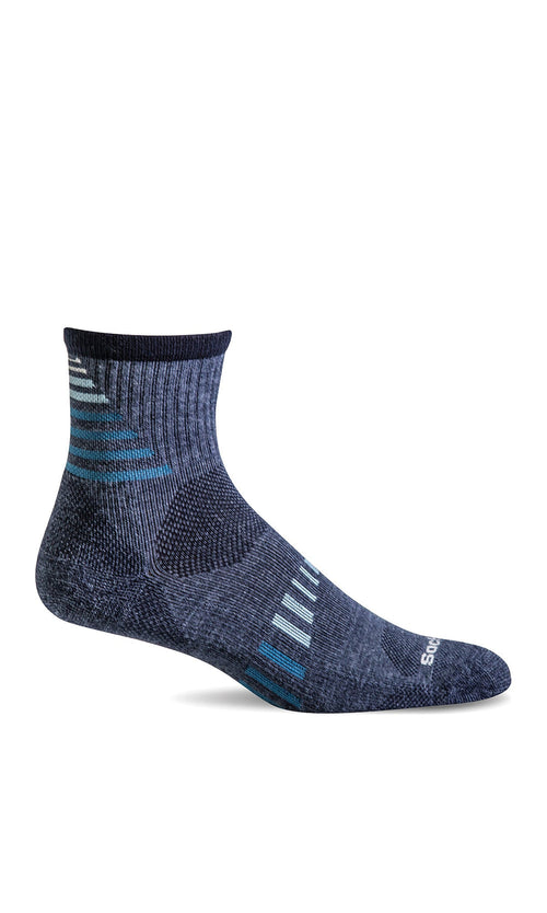 Ascend II Men Quarter - Denim Moderate Compression (15-20mmHg)
