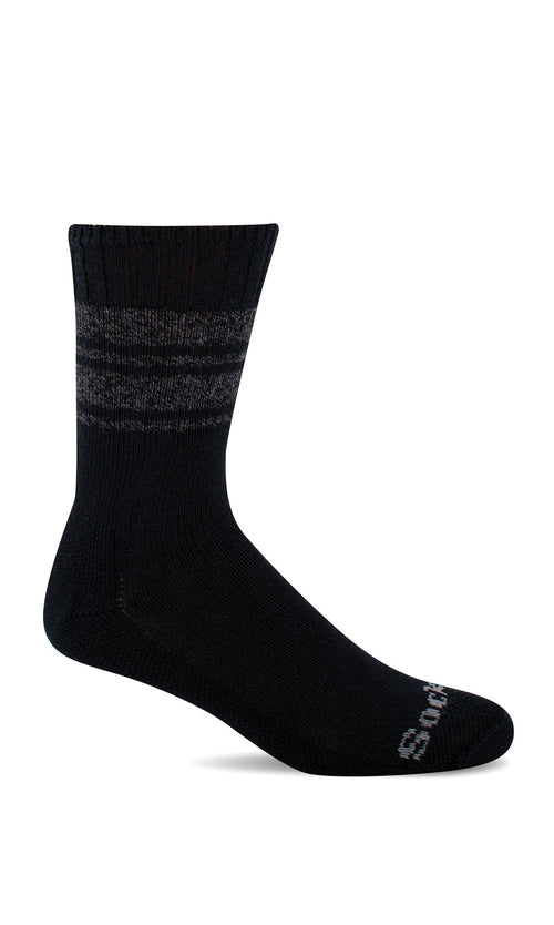 At Ease Men - Black Relaxed Fit (Diabetic)