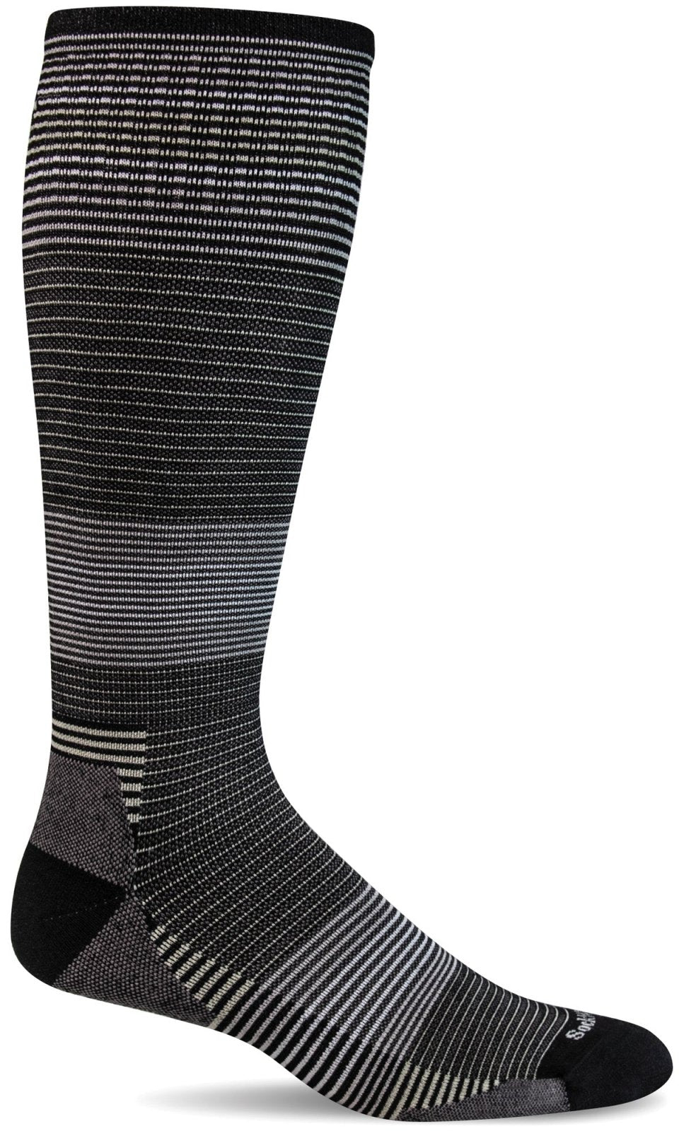 Cadence Men Knee-High - Charcoal Moderate Compression (15-20mmHg)