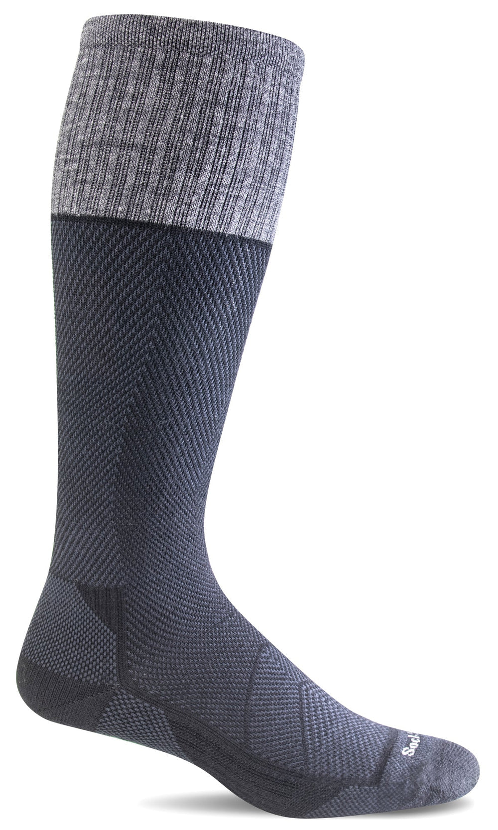 Elevate Men Knee-High Men - Black Moderate Compression (15-20mmHg)