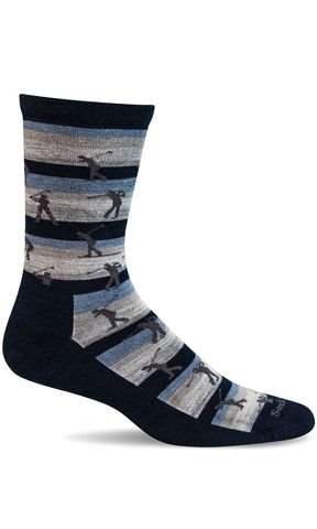 Fairway Men Crew - Navy Essential Comfort