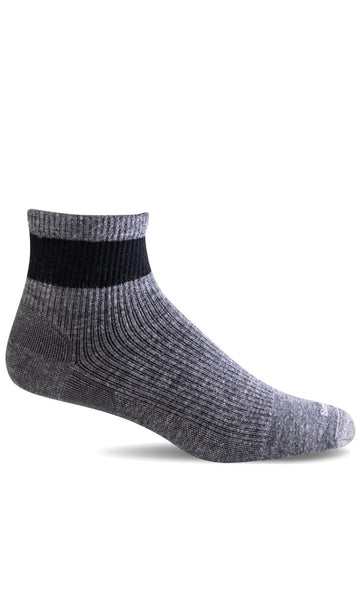 Plantar Relief Quarter Men - Charcoal Plantar Relief