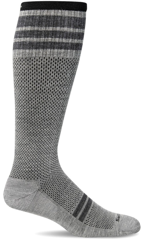 Speedway Knee-High - Grey Firm Compression (20-30mmHG)