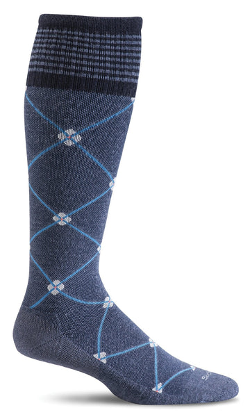 Elevation Knee-High Women - Denim Firm Compression (20-30mmHG)