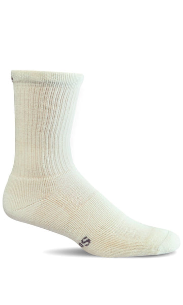 Walk About Crew Women - Natural Moderate Compression (15-20mmHg)