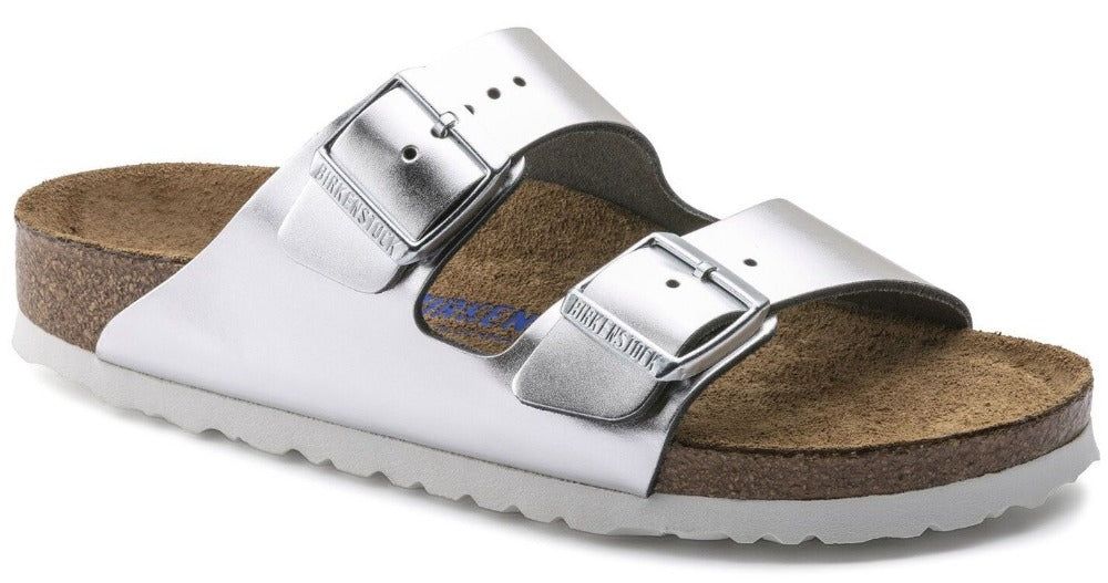 Birkenstock arizona argent new arrivals