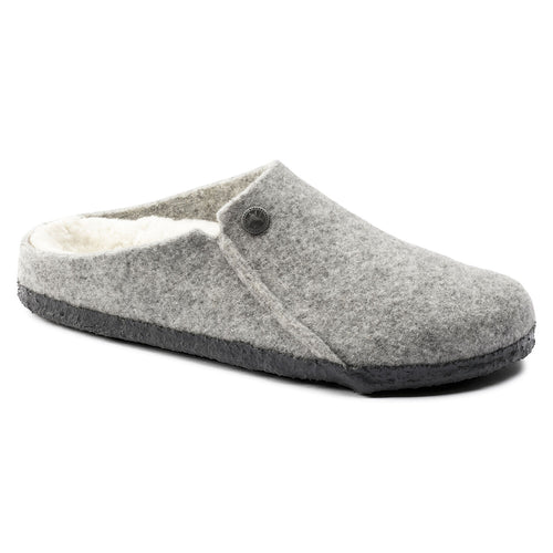 Zermatt Women - Light Grey Wool Felt Shearling||Zermatt pour femmes - Fourrure et feutre de laine gris pâle