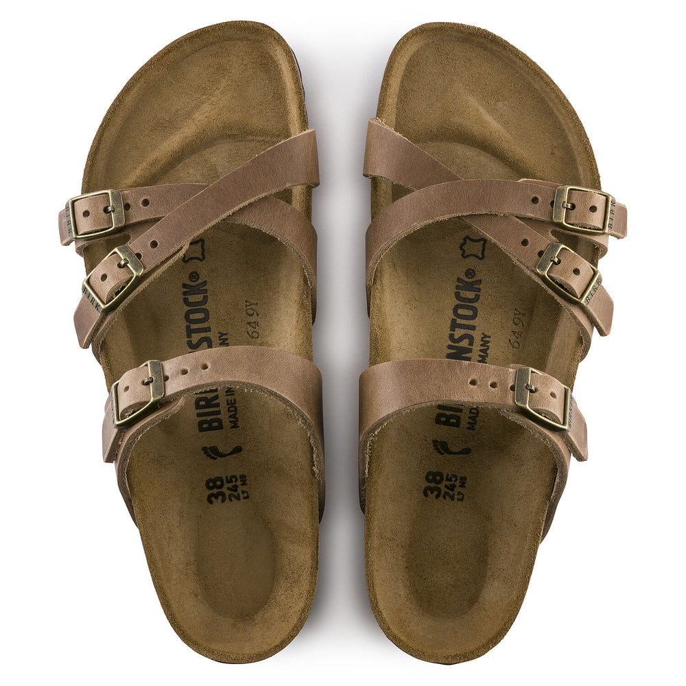 Franca - Tobacco Oiled Leather||Franca - Cuir huilé tabac