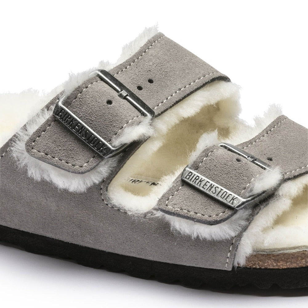 Arizona - Stone Coin Suede Shearling||Arizona - Suède fourrure monnaie de pierre