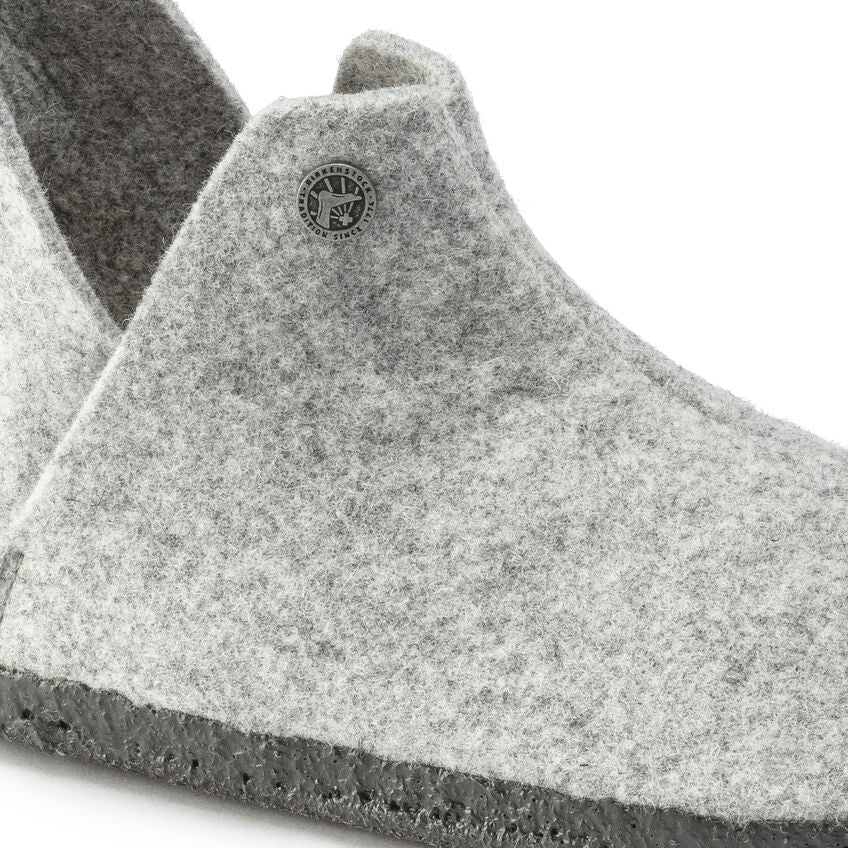 Andermatt - Light Grey Wool Felt Shearling||Andermatt - Feutre de laine et fourrure gris pâle