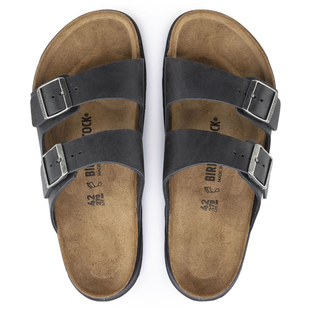 Arizona Crosstown Men - Artic Old Black Oiled Leather||Arizona Crosstown pour hommes - Cuir huilé noir artic old