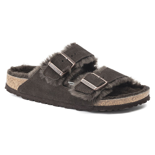 Arizona - Mocha Suede Shearling||Arizona - Suède fourrure mocha