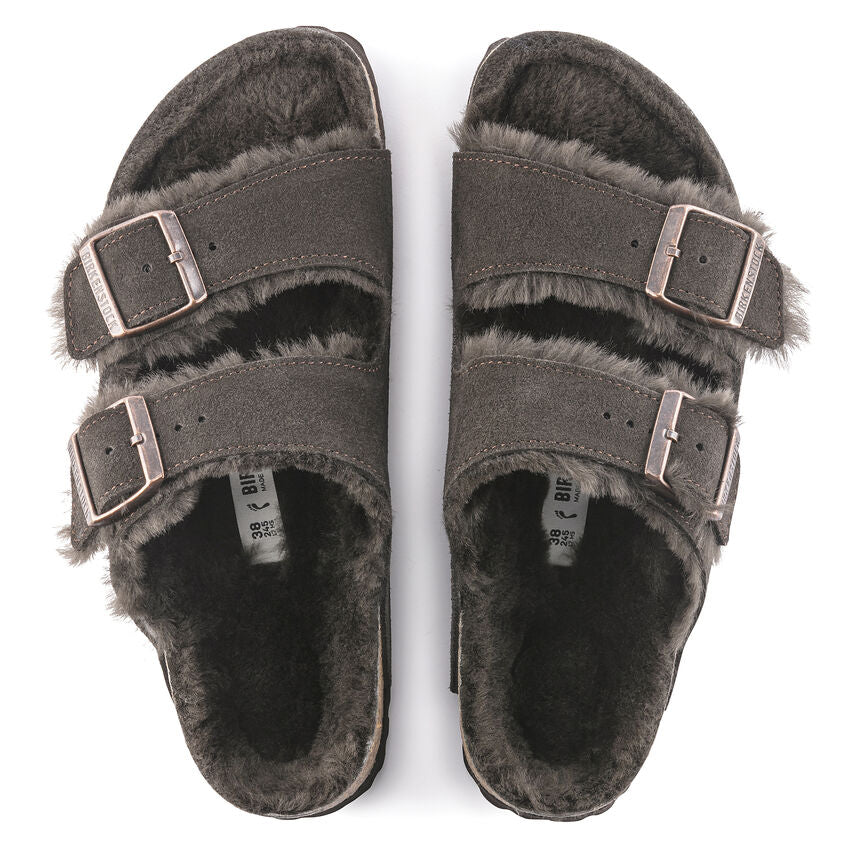 Arizona - Mocha Suede Shearling||Arizona - Suède fourrure mocha