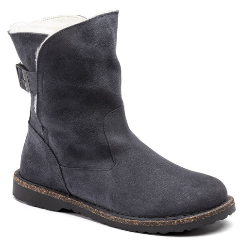 Uppsala - Graphite Suede Shearling||Uppsala - Suède fourrure graphite