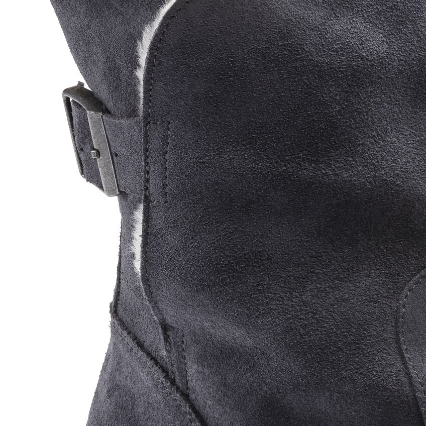 Uppsala - Graphite Suede Shearling||Uppsala - Suède fourrure graphite