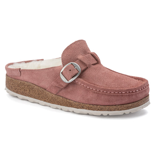 Buckley - Pink Clay Suede Shearling||Buckley - Suède fourrure Argile rose