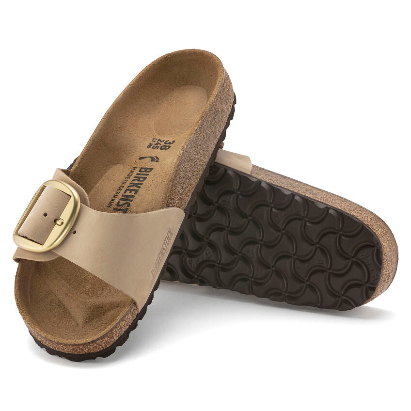 Madrid Big Buckle - Sandcastle Nubuck||Madrid Grosses Boucles - Nubuck sable
