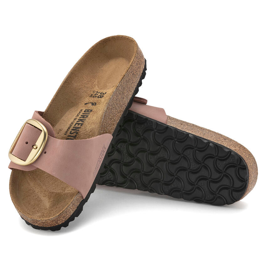 Madrid Big Buckle - Old Rose Nubuck||Madrid Grosses Boucles - Nubuck vieux rose