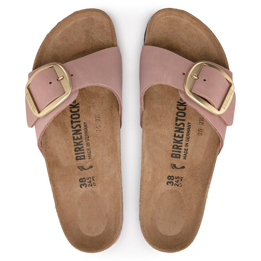 Madrid Big Buckle - Old Rose Nubuck||Madrid Grosses Boucles - Nubuck vieux rose