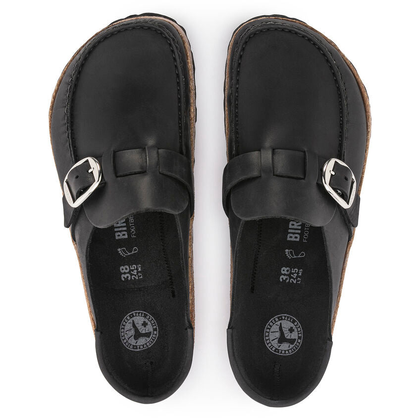Buckley - Black Oiled Leather||Buckley - Cuir huilé noir