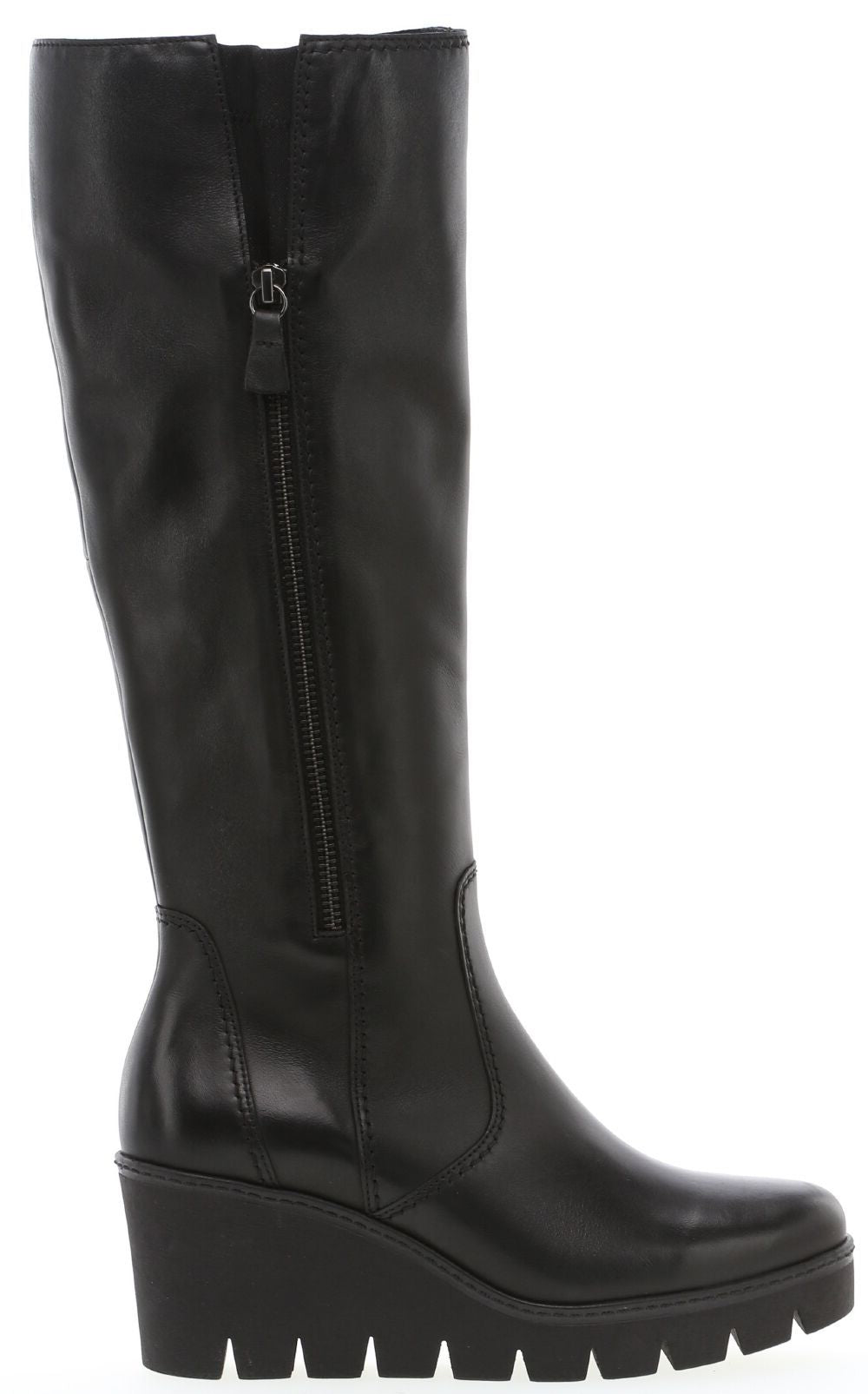 *FINAL SALE*93789.27 - Tall Boot Wedge Black