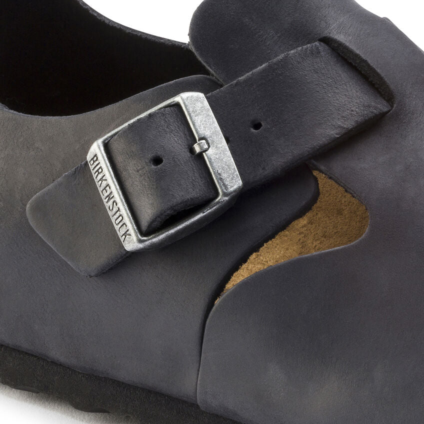 London - Black Oiled Leather||London - Cuir huilé noir
