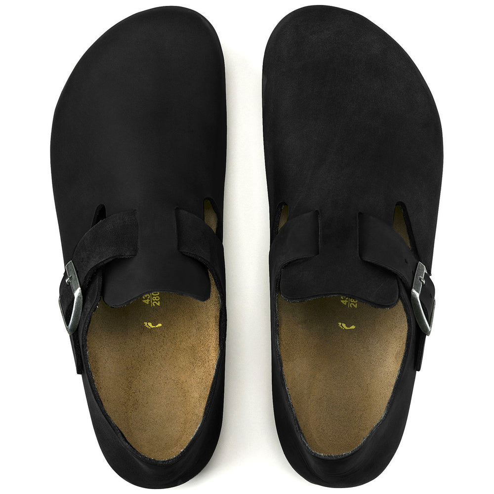 London - Black Oiled Leather||London - Cuir huilé noir