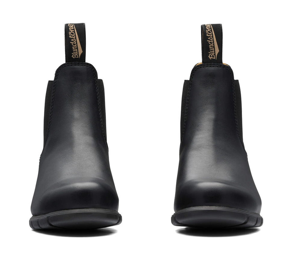 1671 Women Heel - Black Leather||1671 pour femmes avec talon - Cuir noir