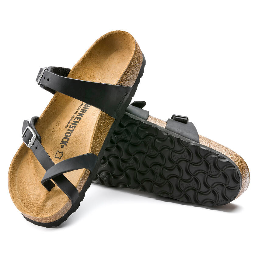 Mayari - Black Oiled Leather||Mayari - Cuir huilé noir