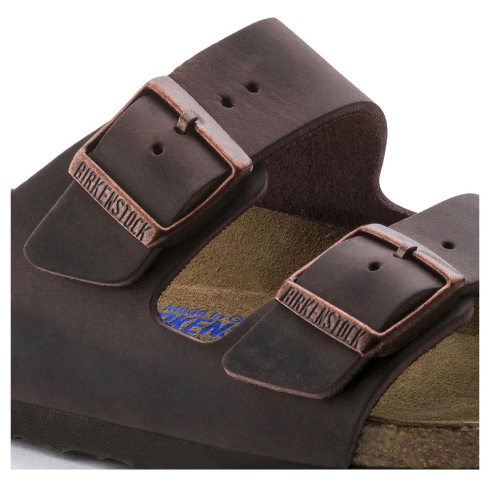 Arizona Soft - Habana Oiled Leather||Arizona assise plantaire souple - Cuir huilé havane