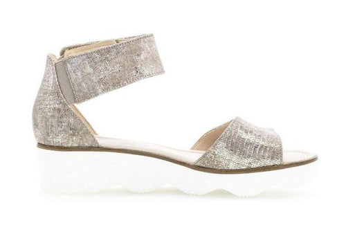 *FINAL SALE*21610.62 - Metallic Beige Leather