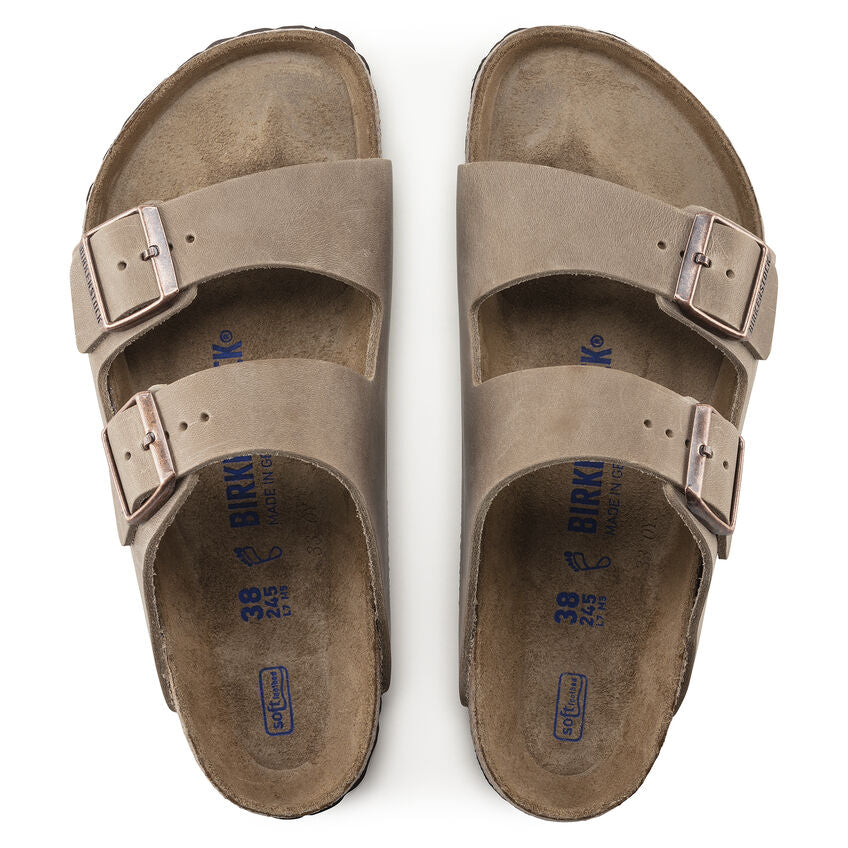 Arizona Soft - Tobacco Brown Oiled Leather||Arizona assise plantaire souple - Cuir huilé brun tabac
