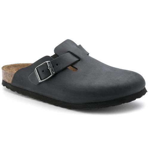 Boston - Black Oiled Leather||Boston - Cuir huilé noir