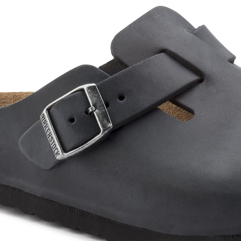 Boston - Black Oiled Leather||Boston - Cuir huilé noir