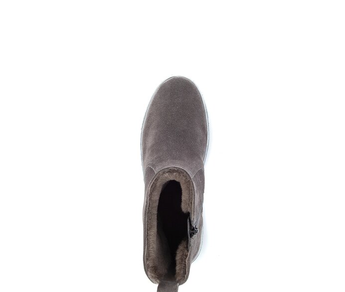*FINAL SALE*73775.19 - Grey Shearling Suede