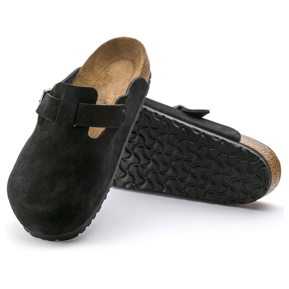 Boston Soft - Black Suede||Boston assise plantaire souple - Suède noir