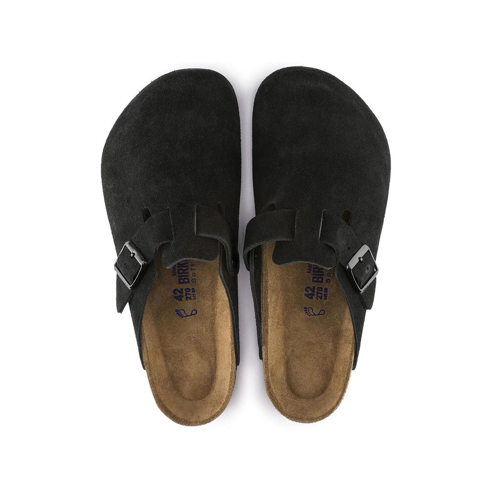 Boston Soft - Black Suede||Boston assise plantaire souple - Suède noir