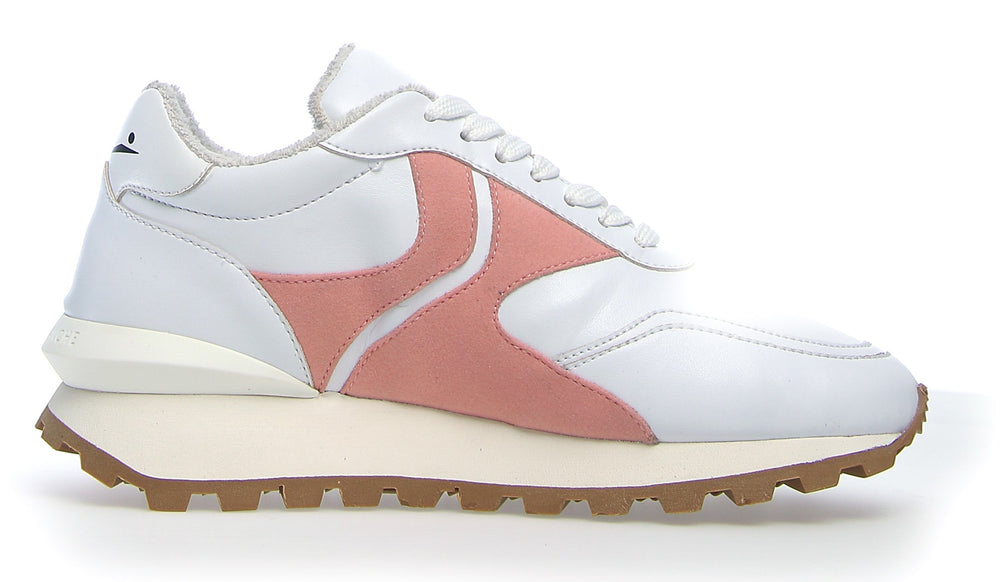 *FINAL SALE*Hybro Run Vegan - White Pink Apple Eco-Leather