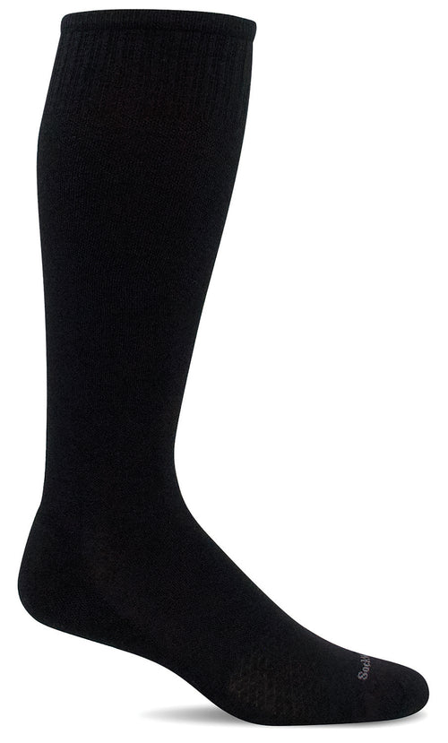 Featherweight Men Knee-High - Black Moderate Compression (15-20mmHg)