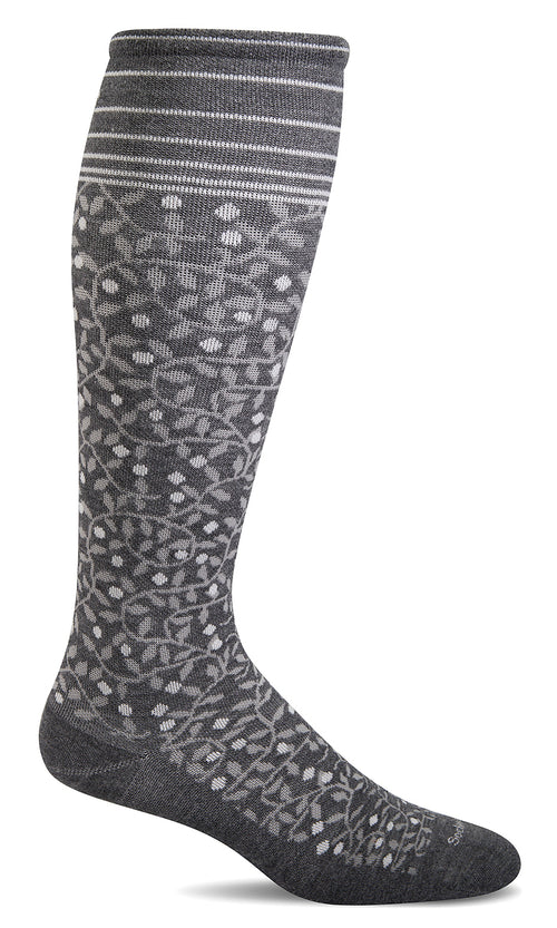 New Leaf Knee-High Women - Charcoal Firm Compression (20-30mmHG)