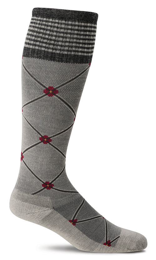 Elevation Knee-High Women - Oyster Firm Compression (20-30mmHG)
