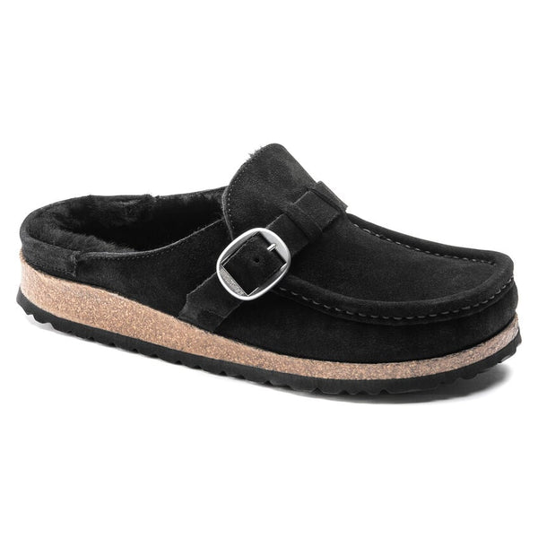 Buckley - Black Suede Shearling – MyShoeShop