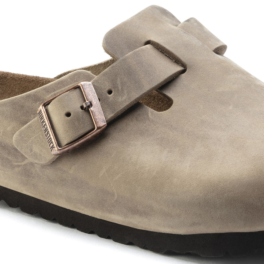 Boston Soft - Tabacco Oiled Leather||Boston assise plantaire souple - Cuir huilé tabac