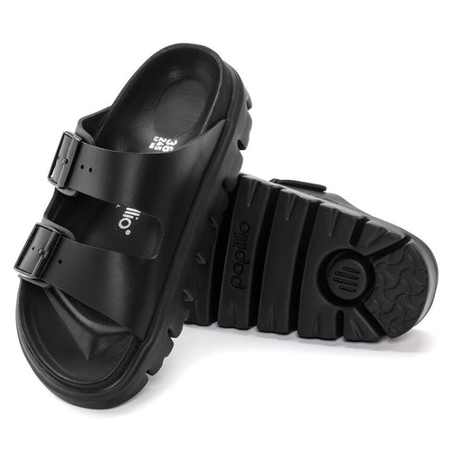 Arizona Chunky Exquisite - Black Leather||Arizona grosse semelle raffinée - Cuir noir
