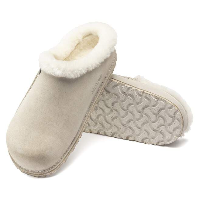 Zermatt Premium - Antique White Suede Shearling||Zermatt Premium - Suède fourrure Blanc antique