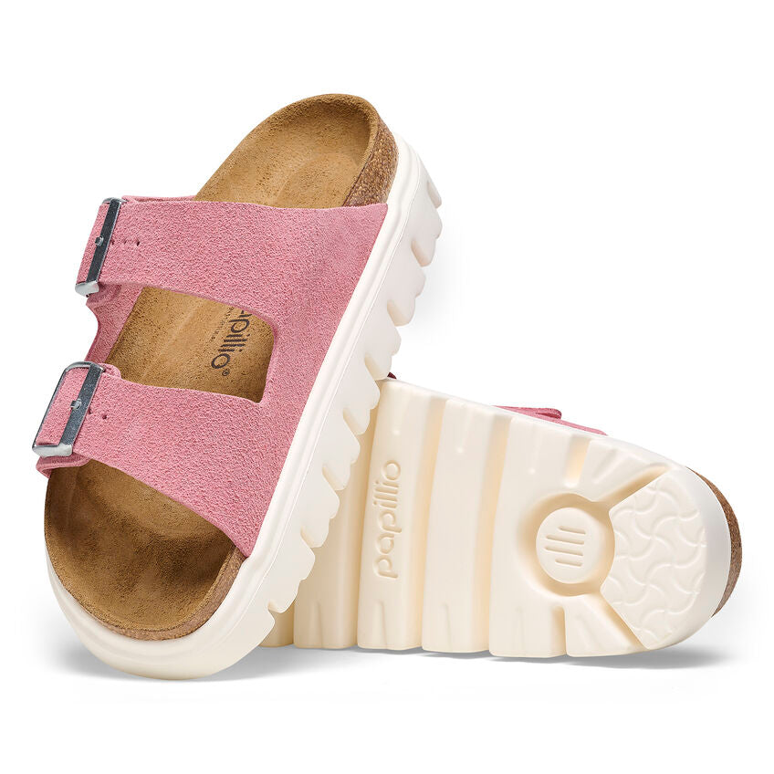 Pink suede arizona discount birkenstocks