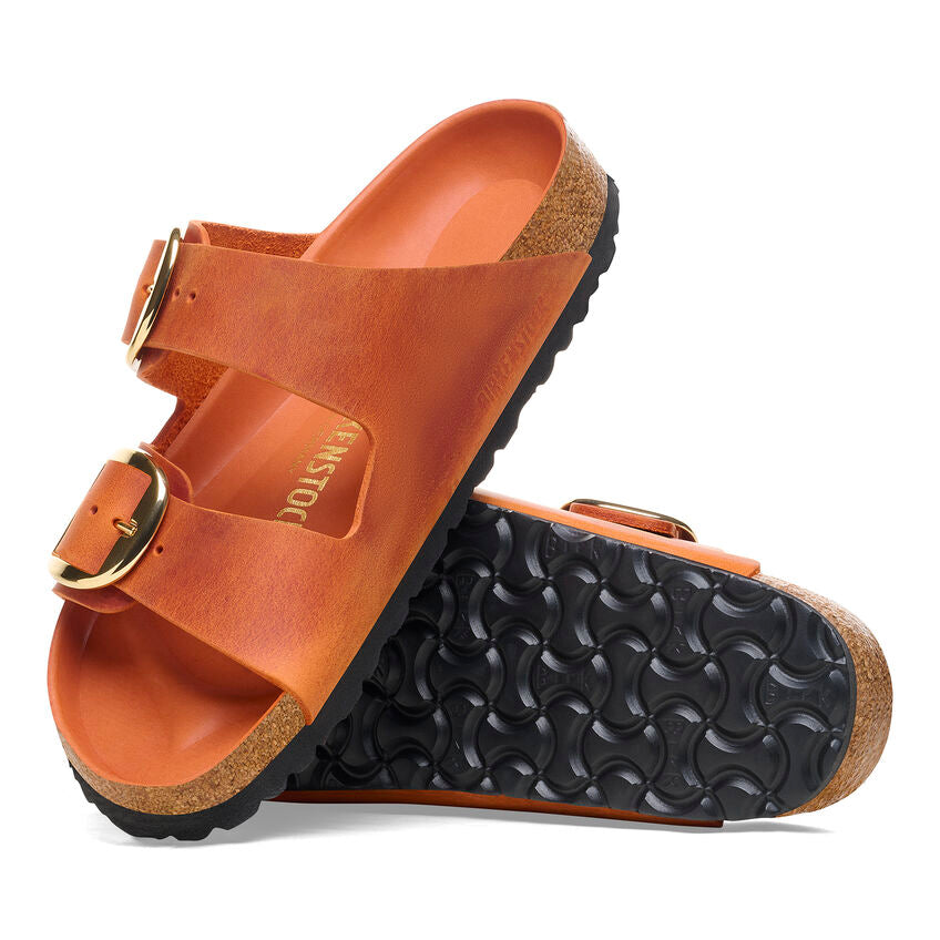 Arizona Big Buckle - Burnt Orange Oiled Leather – MyShoeShop