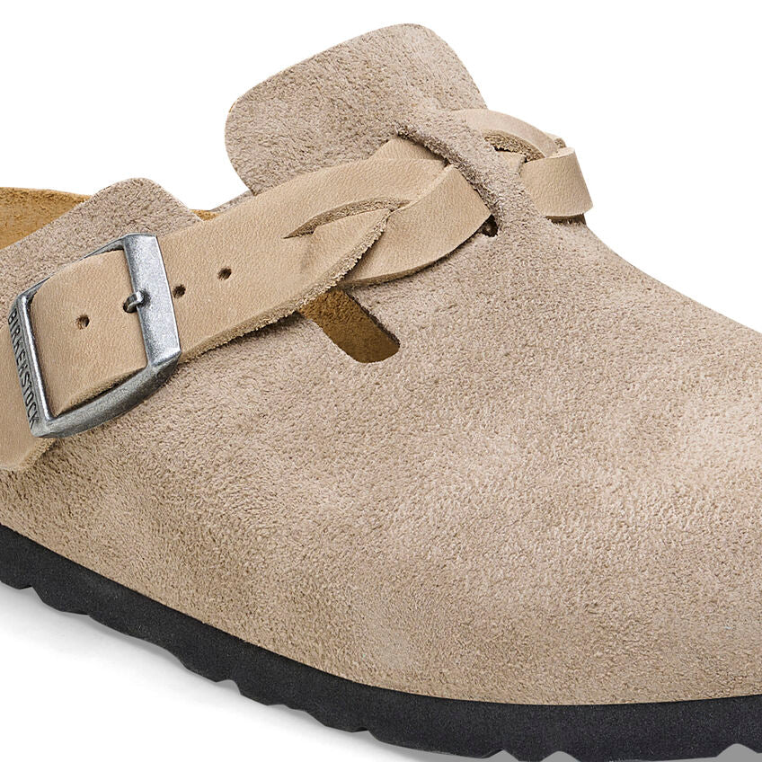 Boston Braided - Taupe Suede and Oiled Leather – MyShoeShop