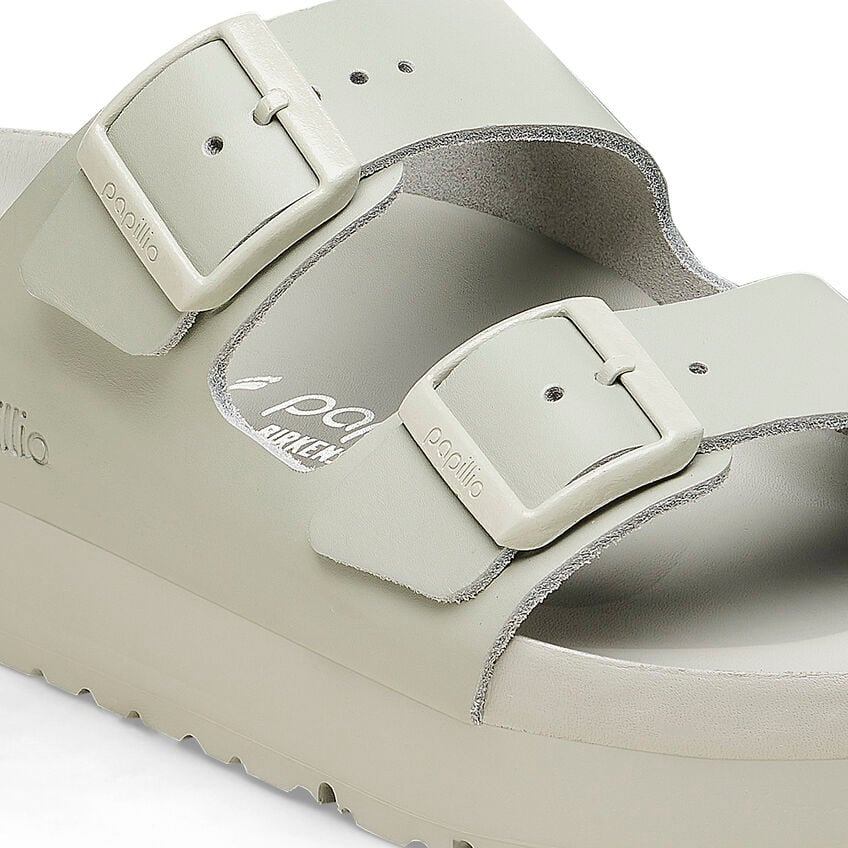 Arizona Platform Exquisite - Mineral Grey Leather||Arizona plateforme raffinée - Cuir gris minéral